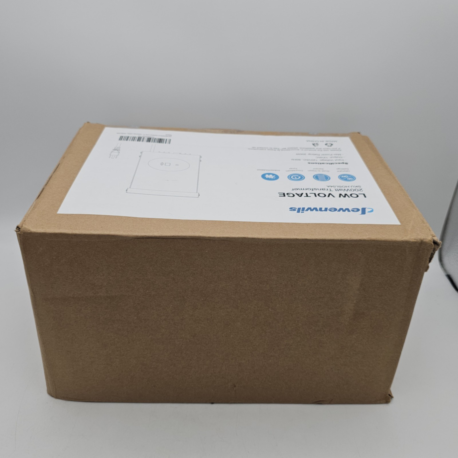 DEWENWILS 200W Low Voltage Landscape Transformer with Timer Dusk/Dawn Sensor