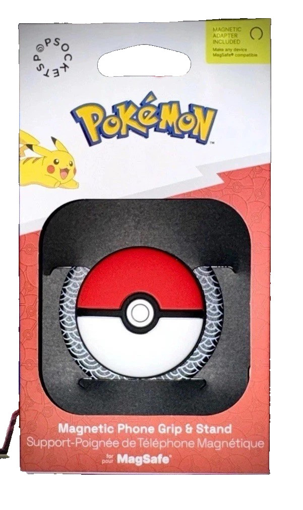 PopSockets Pokemon Pokeball MagSafe Magnetic Phone Holder Grip Pokémon