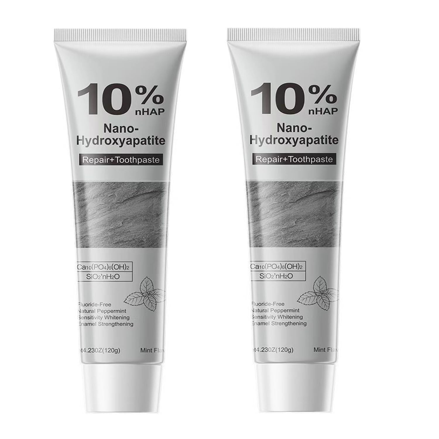 2 PCS Hydroxyapatite Toothpaste,10% Nano 4.23 Ounce (Pack of 2)