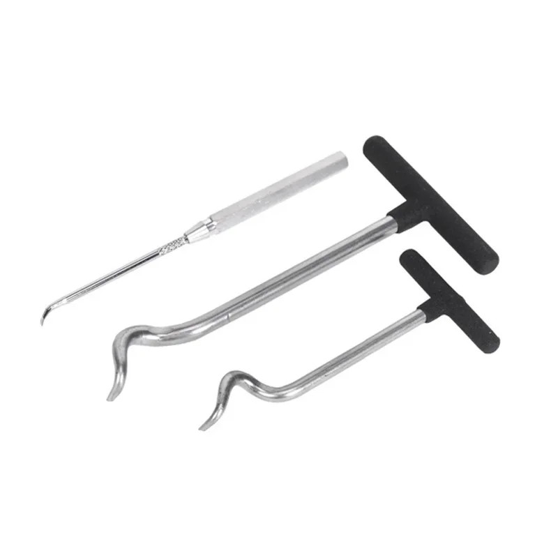 3-piece Set of Seal Ring Pullers for Engine Repair and Auto Maintenance Tools