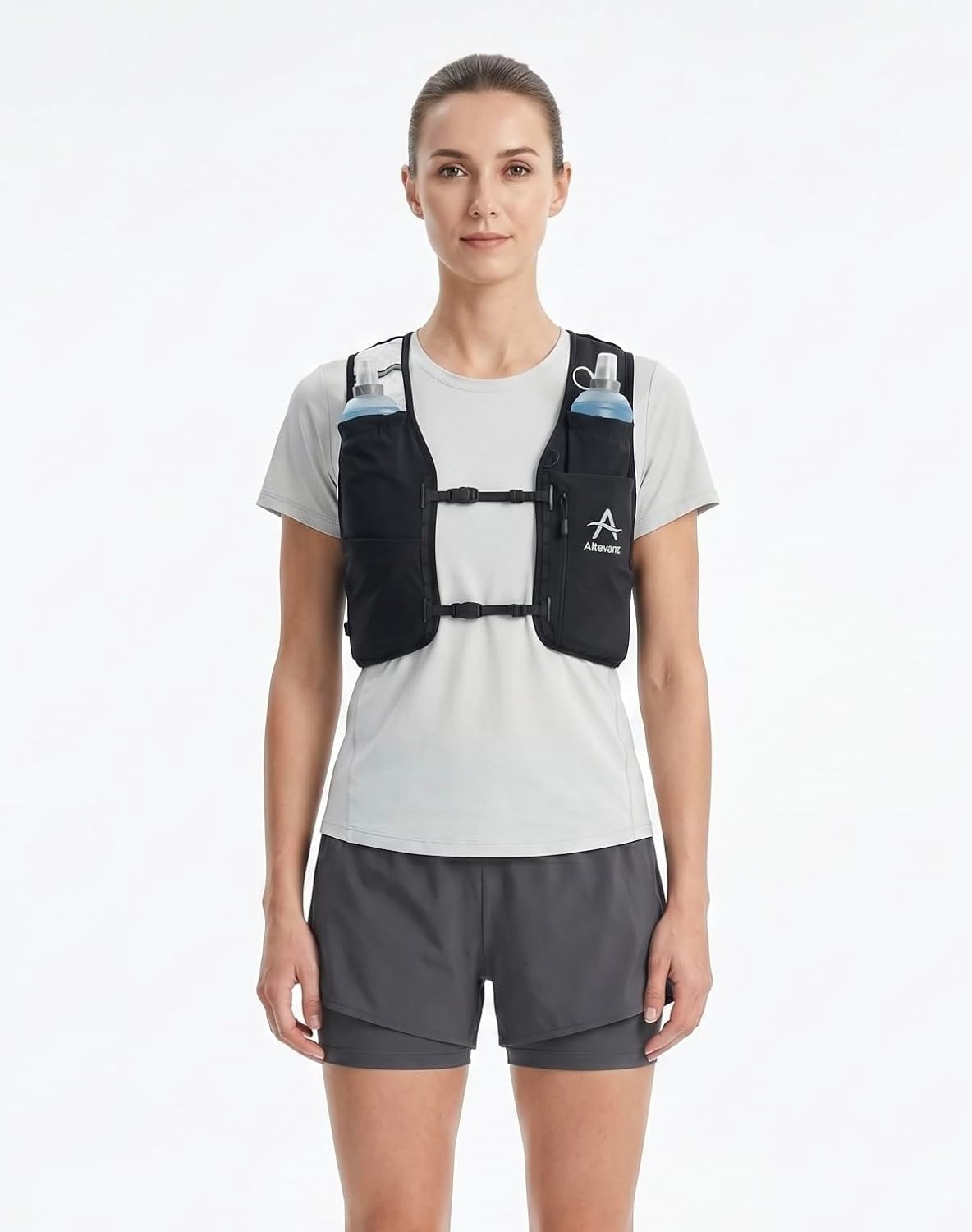 10L Hydration Vest Running Backpack Ultralight Trail Pack Flask
