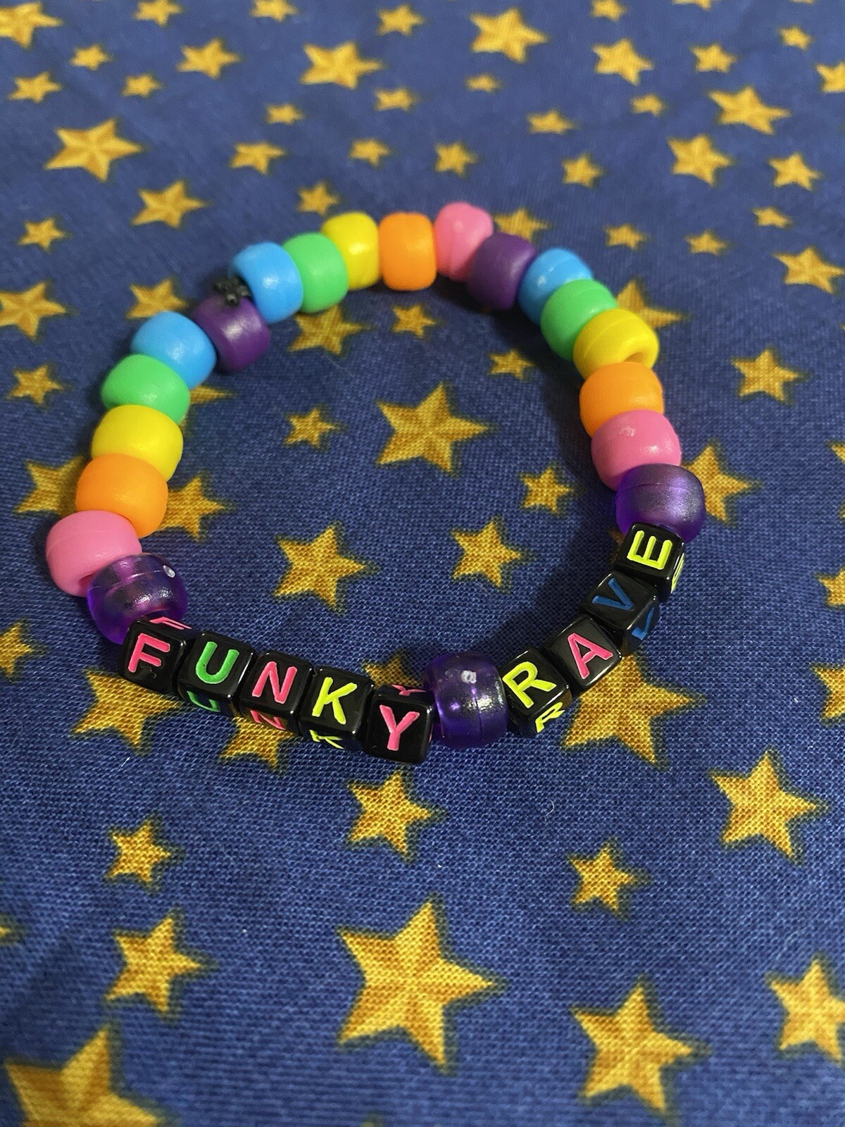Funky Rave Colorful Bracelet - Handmade
