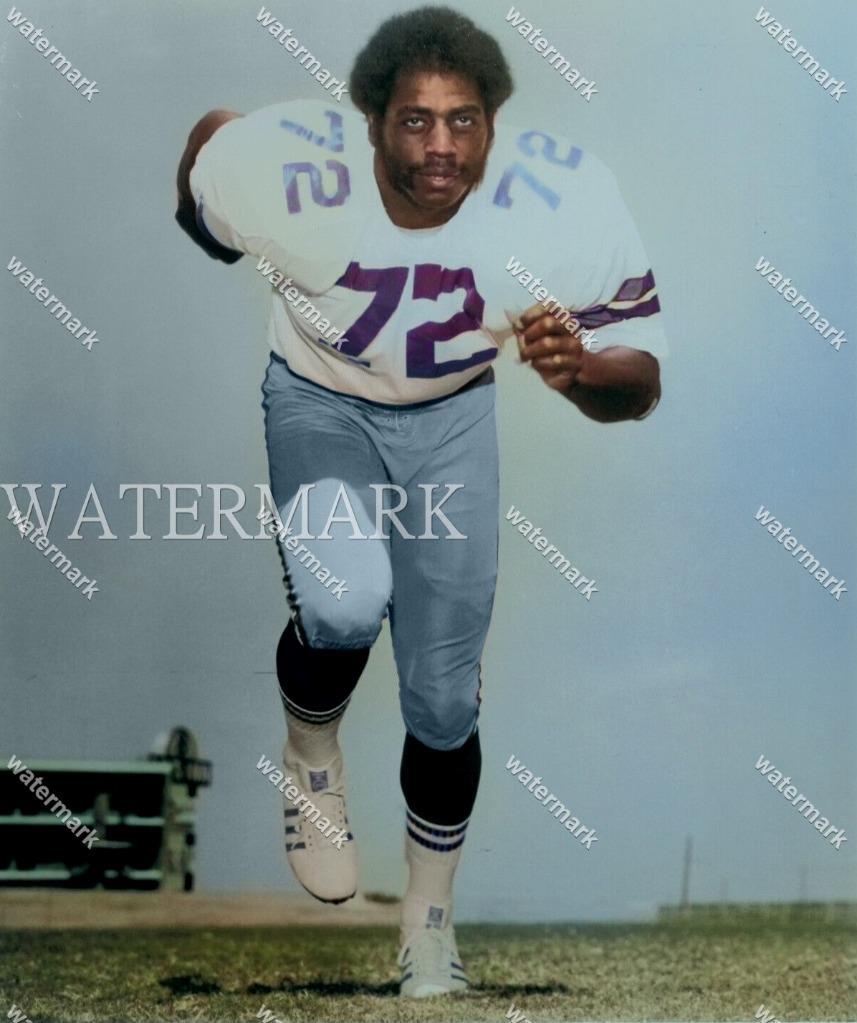 GO966 Ed Too Tall Jones Dallas Cowboys copy 8x10 11x14 16x20 Colorized Photo