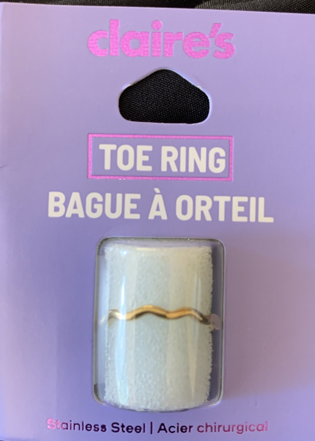 Toe Ring Stainless Steel New