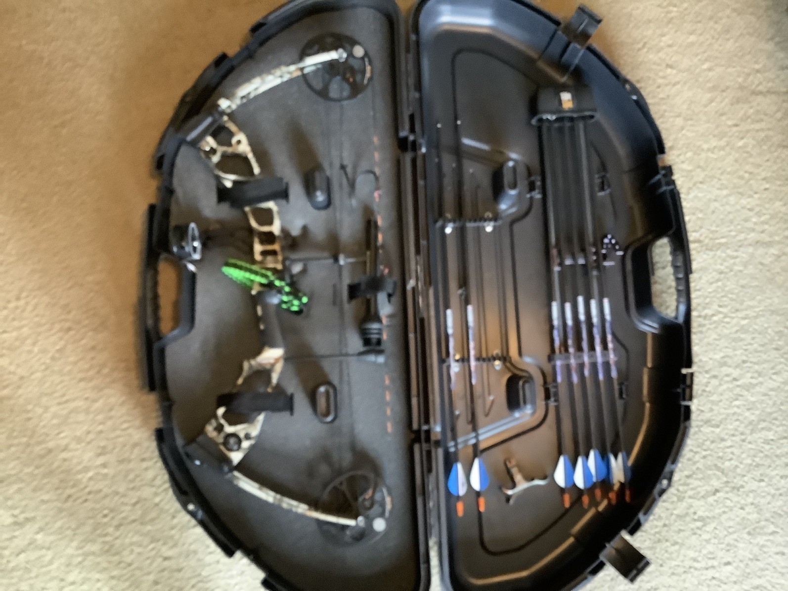 Used Mission Hype DTX Right Hand Camo Bow Pkg