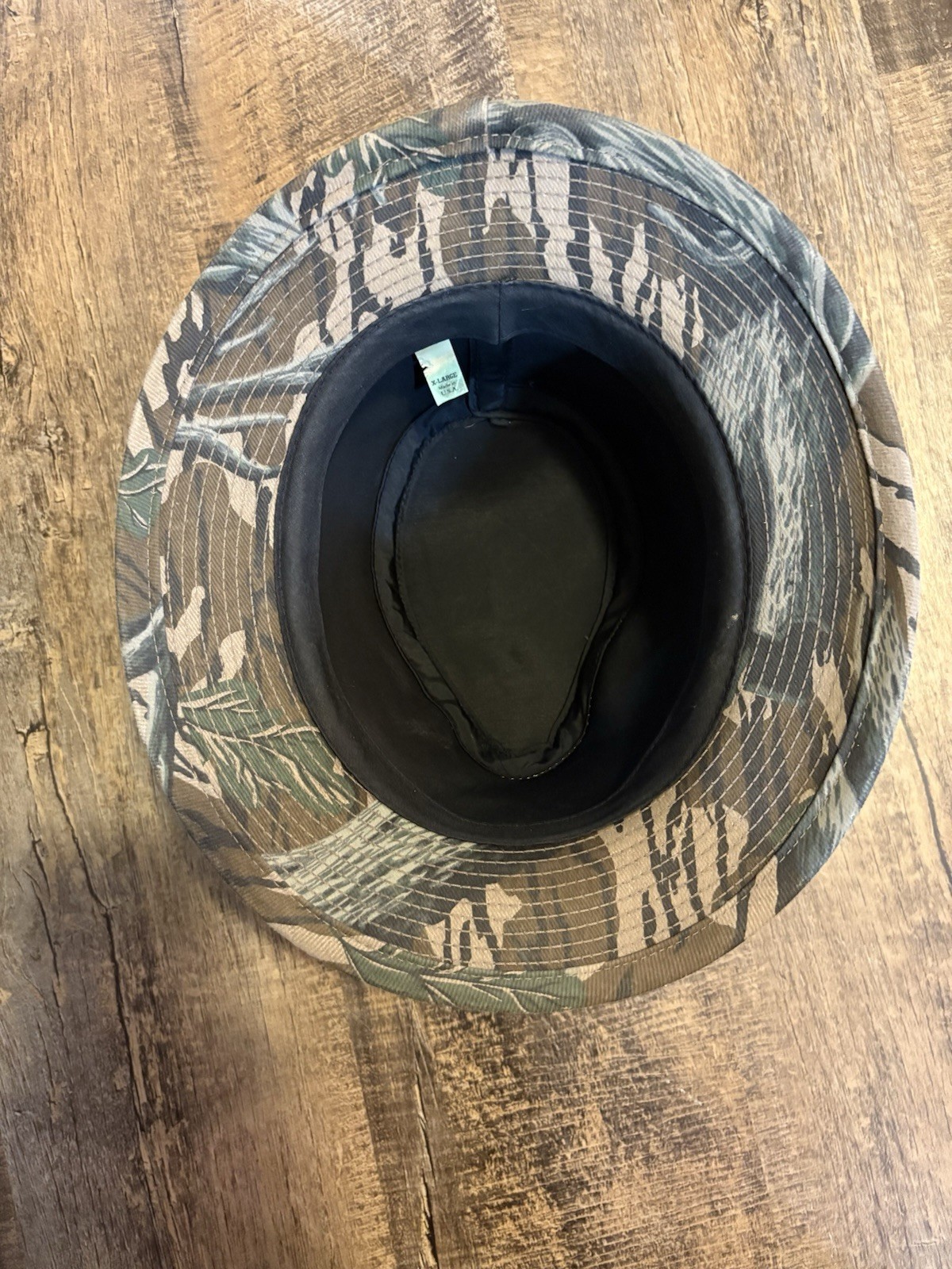 Vintage Haas Outdoors Fedora. Mossy Oak Treestand. XL. Great condition.