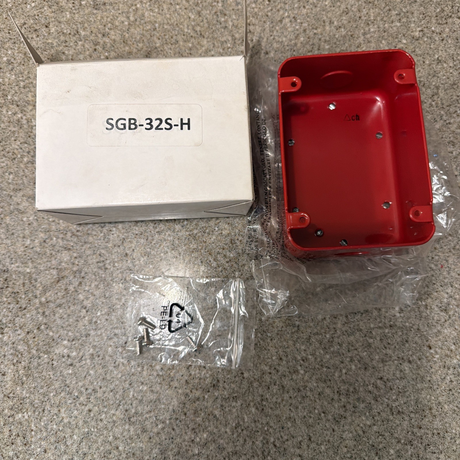UNBRANDED RED METAL SGB - 32S-H - SURFACE MOUNT