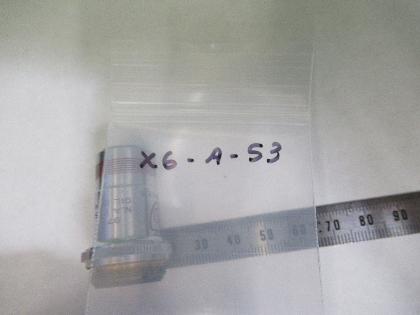 OBJECTIVE AO SPENCER 97X LENS OPTICS MICROSCOPE PART AS PICTURED X6-A-53