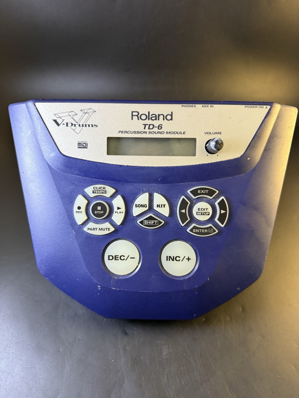 Roland TD-6 Percussion Sound Module V-Drums Turns On As Is VL08