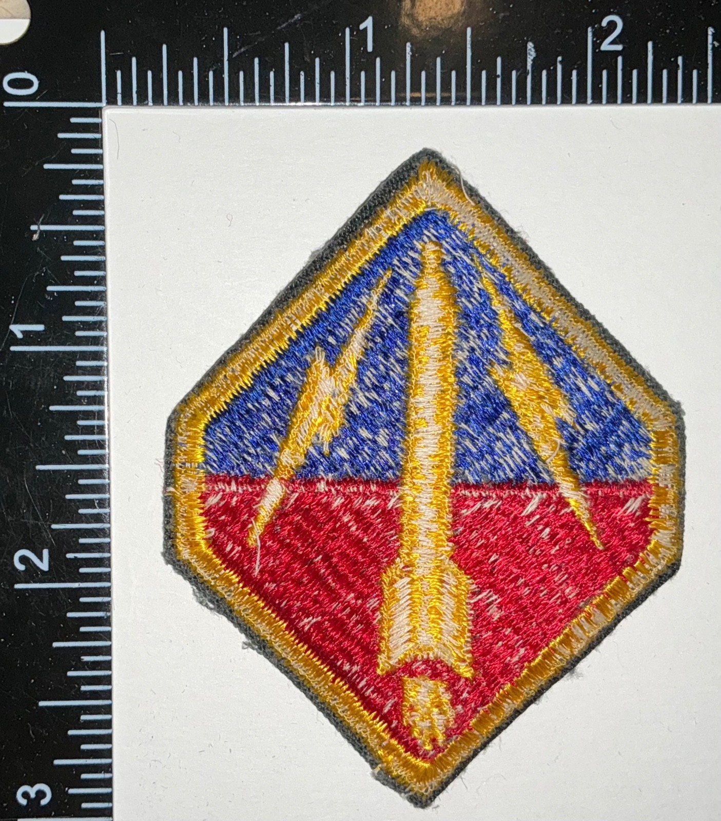 Cold War US Army Ballistic Missile Agency CUT EDGE Patch