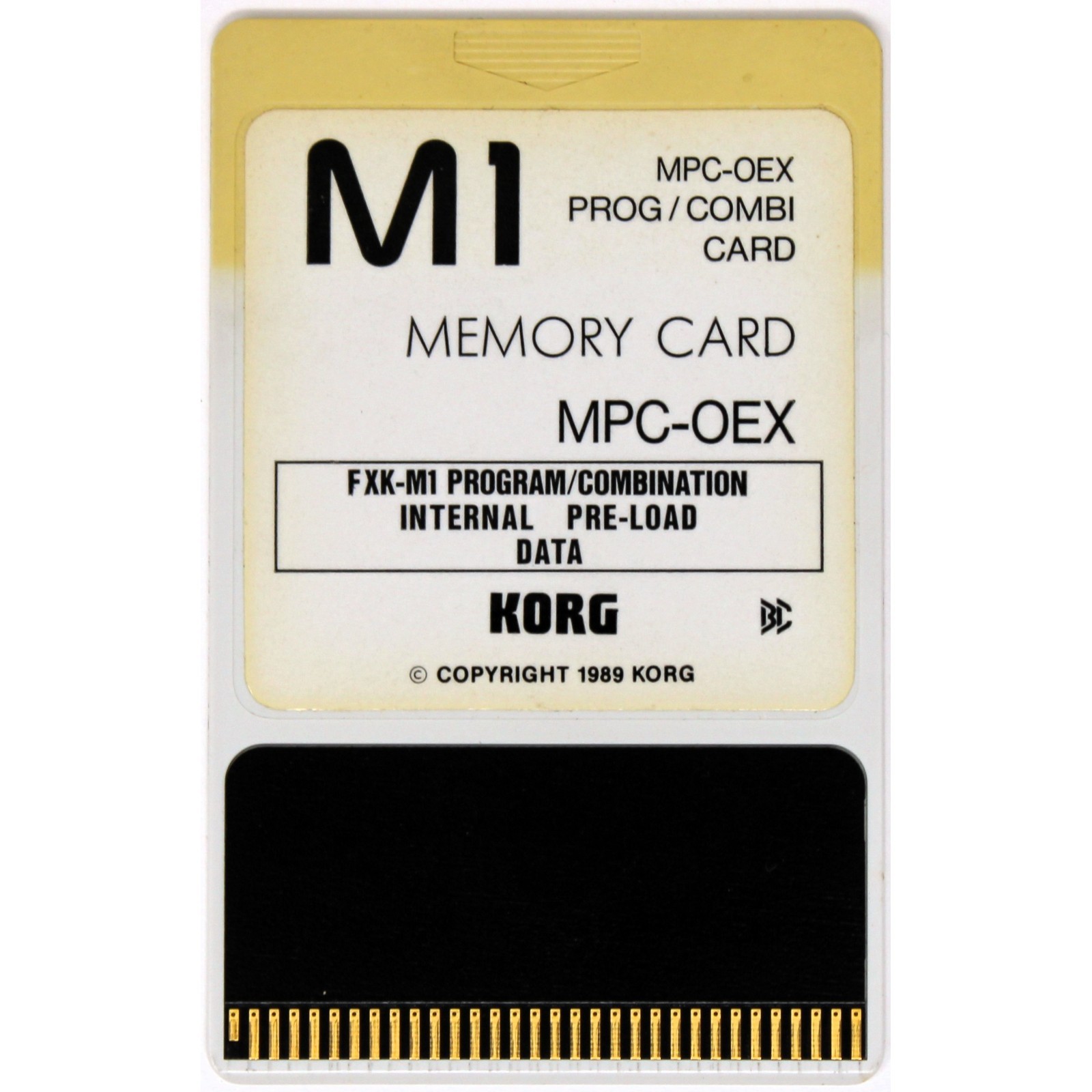 Korg M1 MPC-OEX Prog/Combi Card Memory Card For Korg M1 & M1R M1-R