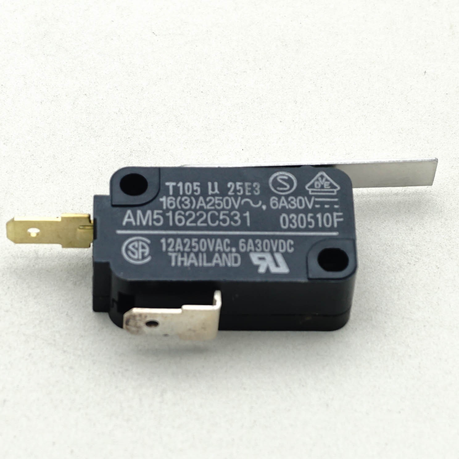 AM51622C531 Panasonic Micro Switch 12A 250VAC x 5PCS NEW