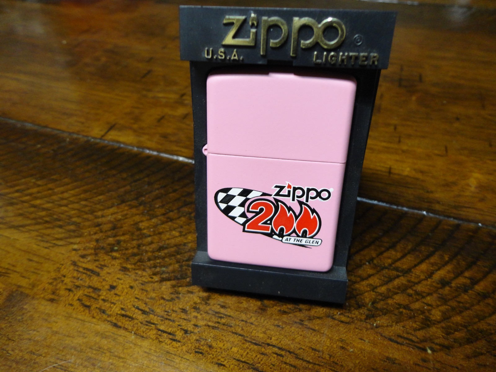 ZIPPO 200 WATKINS GLEN NASCAR PINK MATTE ZIPPO LIGHTER MINT IN BOX 2007