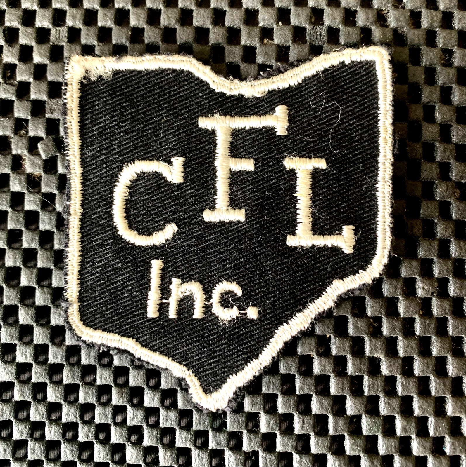 CFL INC. OHIO EMBROIDERED SEW ON ONLY PATCH 3" x 3 1/4" NOS
