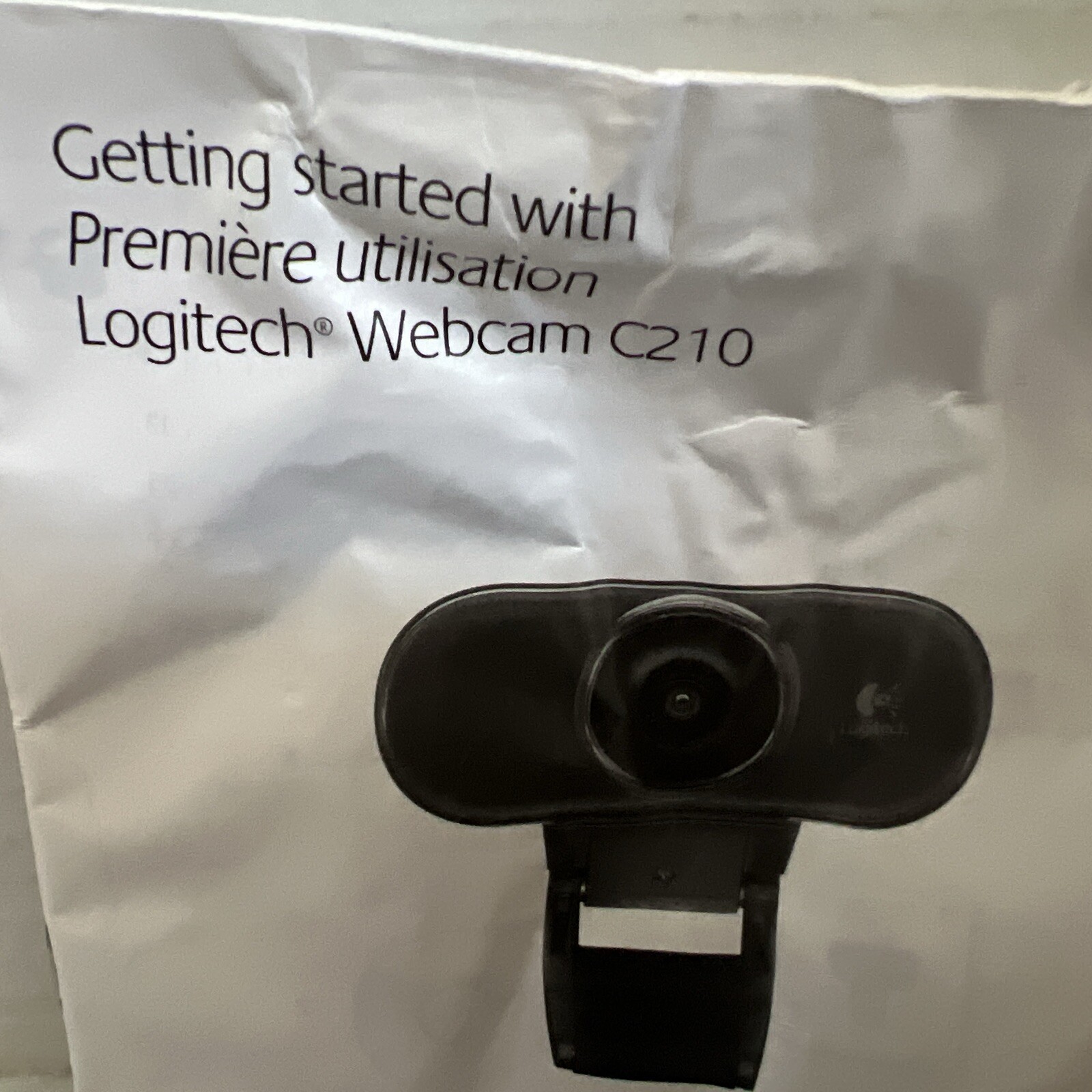 Logitech C210(V-U0019) Webcam W Manual New Without Box