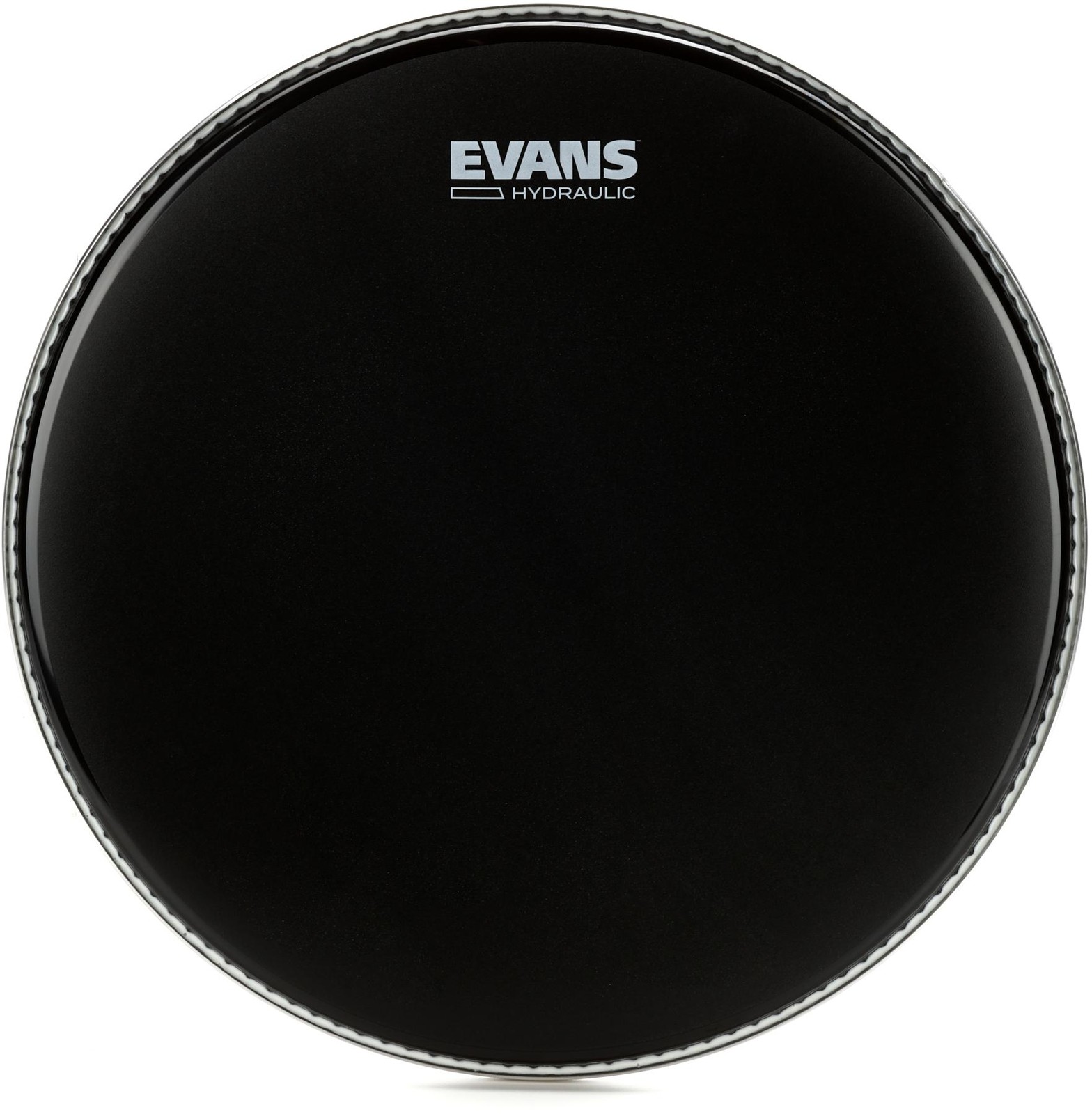 Evans Hydraulic Black Drumhead - 14 inches (2-pack) Bundle