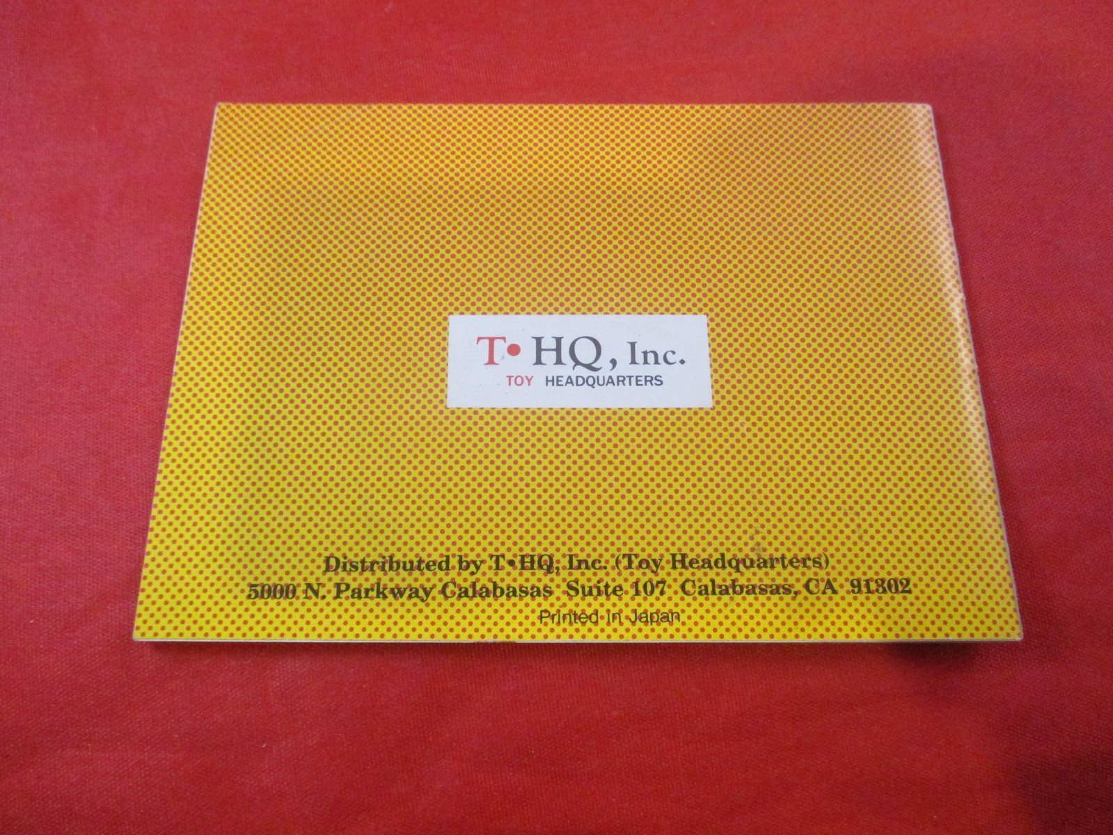 The Flash Nintendo Game Boy Instruction Manual Booklet ONLY #S