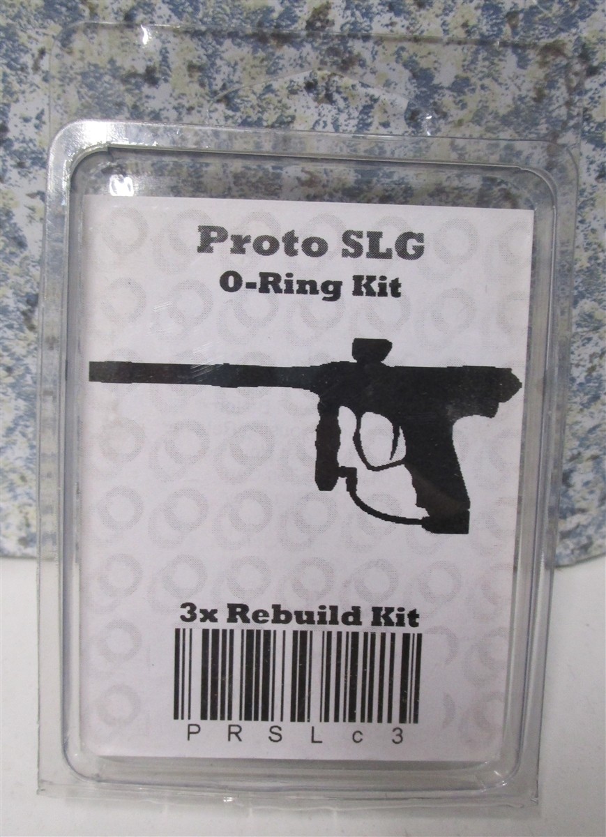 PROTO SLG Paintball PRSLC3 O-Ring Kit 3x Rebuild Kit Black NEW