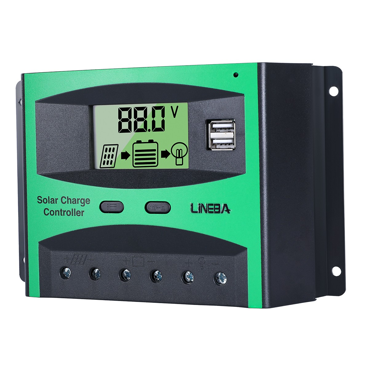 100A PWM Solar Panel Regulator Charge Controller Auto Focus Tracking 12V/24V/48V