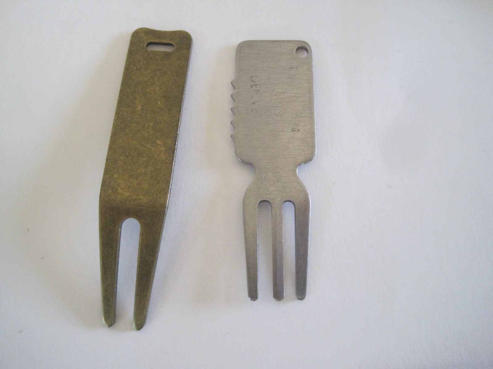 Brass & Silver Golf Divots Golfer's Pal Engraving