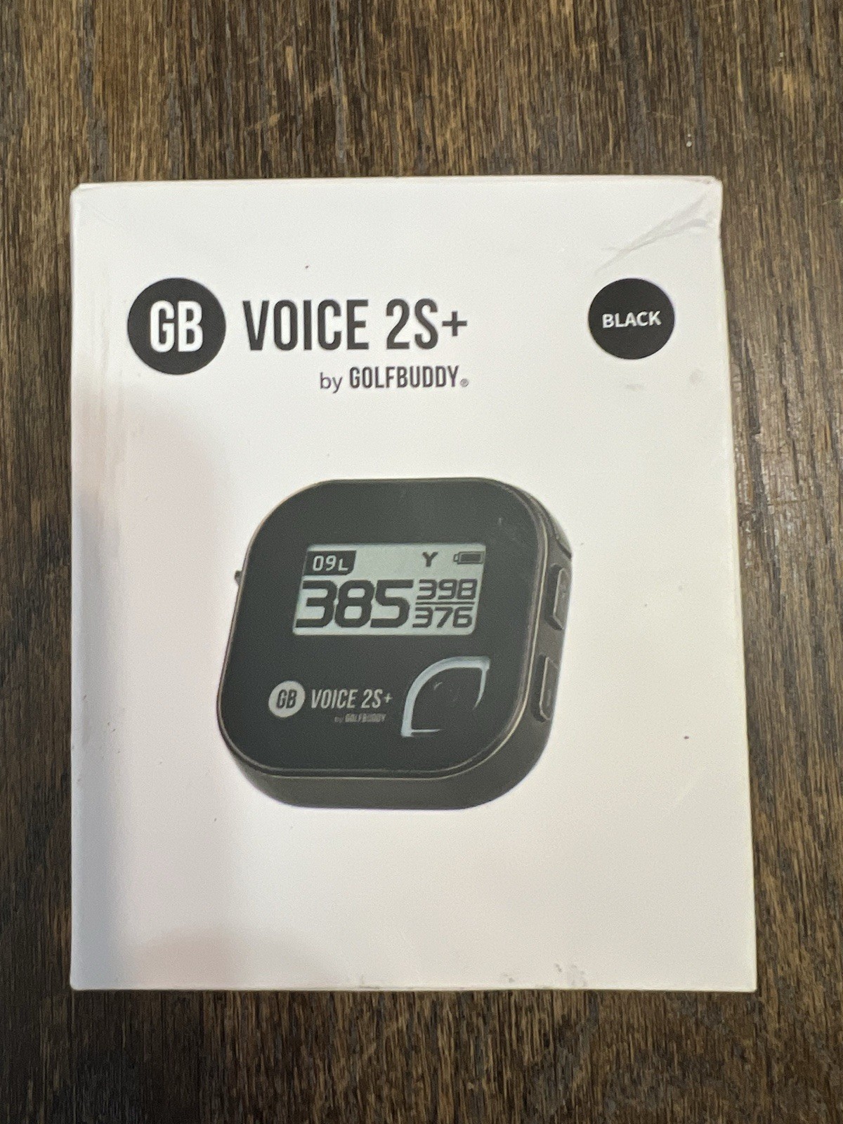 GolfBuddy GB Voice 2S+ Talking GPS Golf Rangefinder Navigation Black New