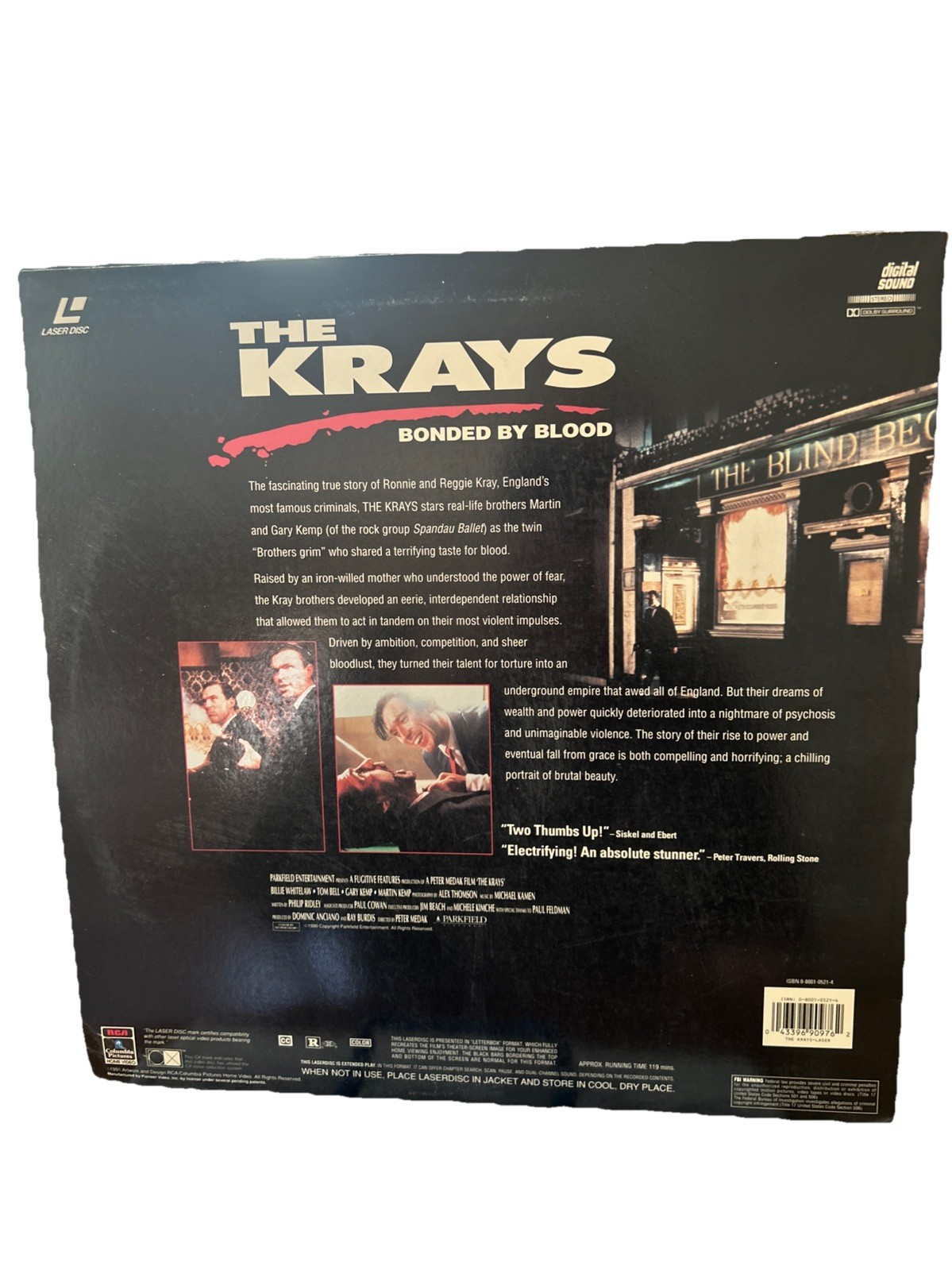 The Krays (Laserdisc, 1991)