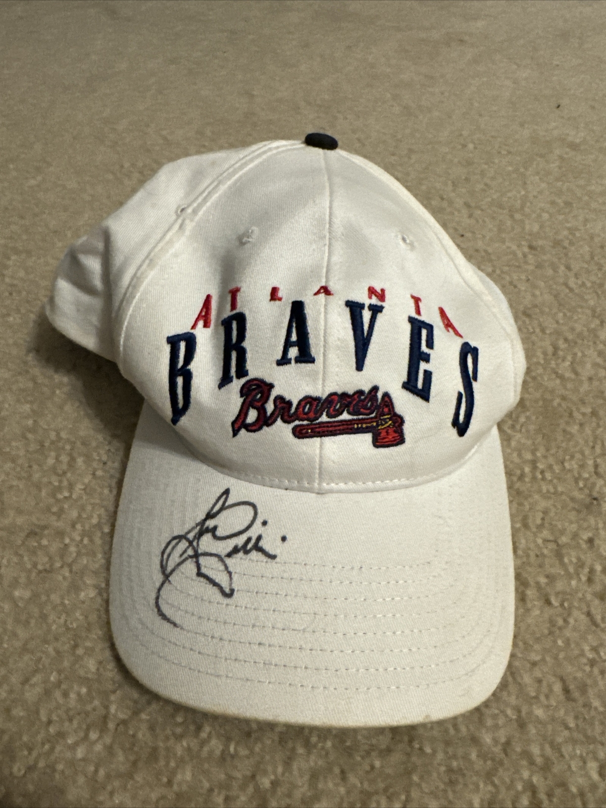 Gerald Williams Signed Braves Hat