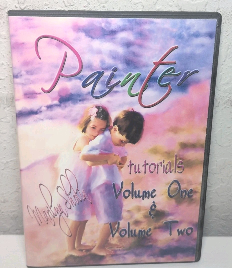 Painter Tutorials Volume 1 & 2 Marilyn Sholin Master Portrait Artist PDF CD ROM