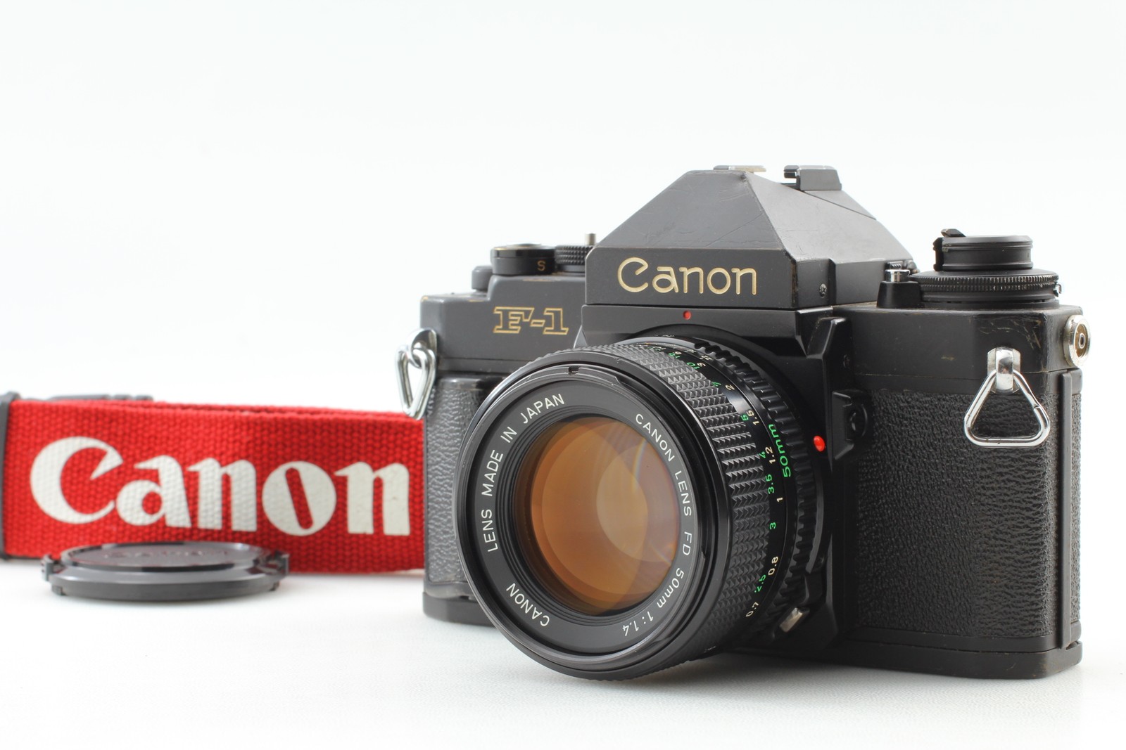 [Near MINT] Canon New F-1 Eye Level Film Camera New FD NFD 50mm f/1.4 Lens JAPAN