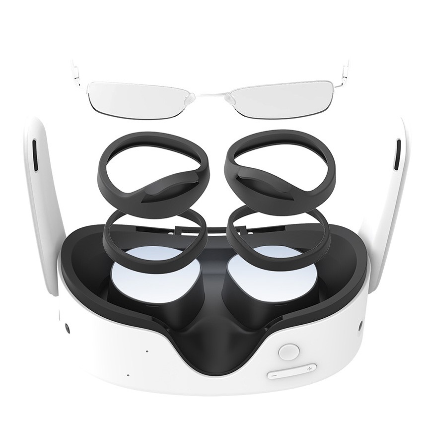VR Glasses Anti Scratch Frame Blocking Light Lenses For Meta Quest 3S VR Headset