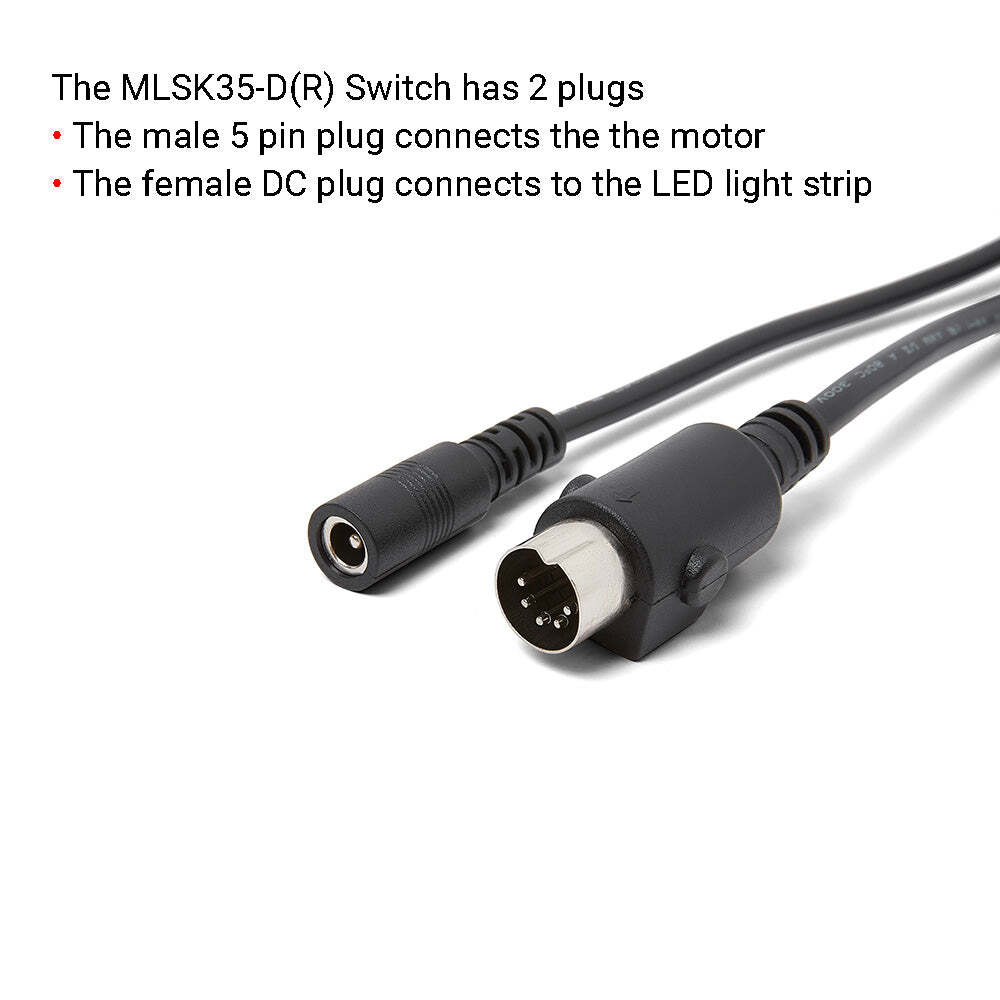 MLSK35-D(R) 5-Button Switch for Power Recliner Chairs W/ USB