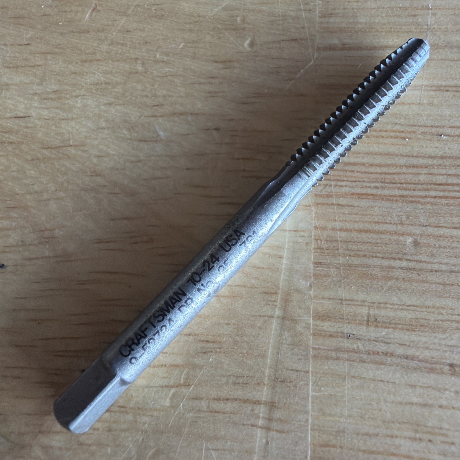 Craftsman Professional 10-24 Tap 9 52724 for Tap & Die Set 52306 USA