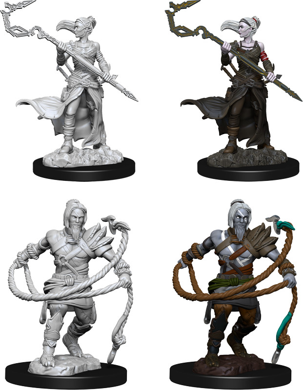 Magic the Gathering Unpainted Miniatures: Stoneforge Mystic & Kor Hookmaster