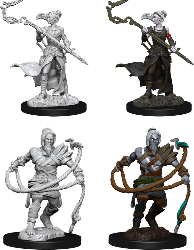Magic the Gathering Unpainted Miniatures: Stoneforge Mystic & Kor Hookmaster