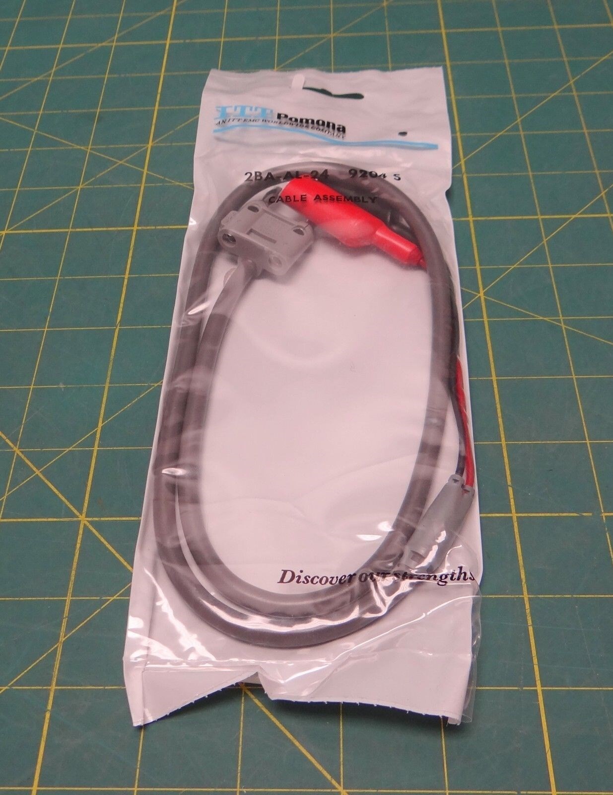 Pomona 2BA-AL-24 Double Banana Plug To Alligator Clip Leads 24" 150 V RMS/DC