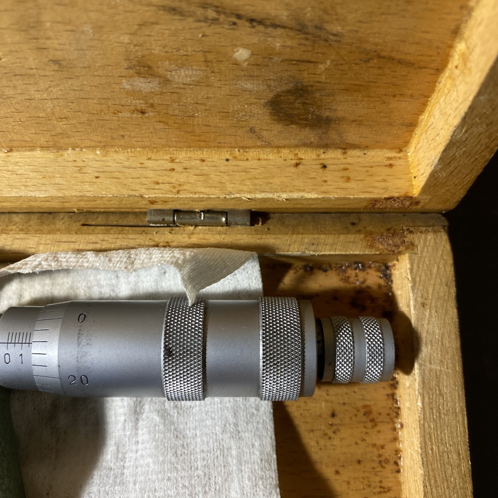 Mauser 7-8” Outside Micrometer With Case
