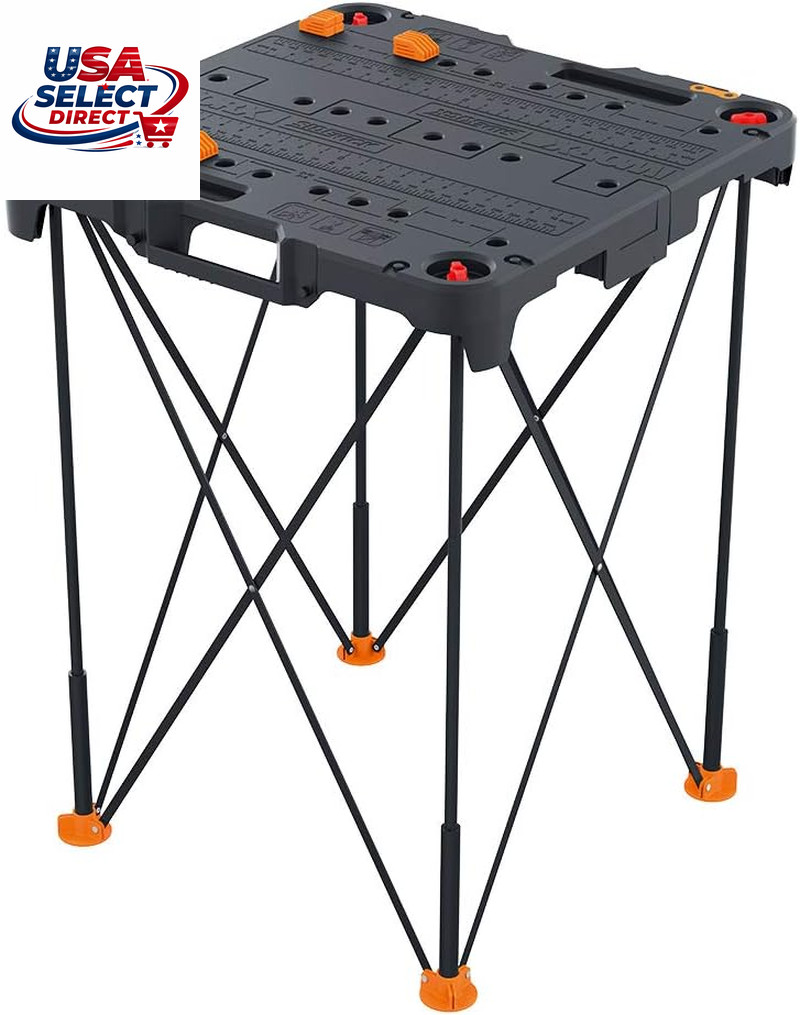 WX066 Sidekick Folding Work Table, Portable All-In-One Work Bench