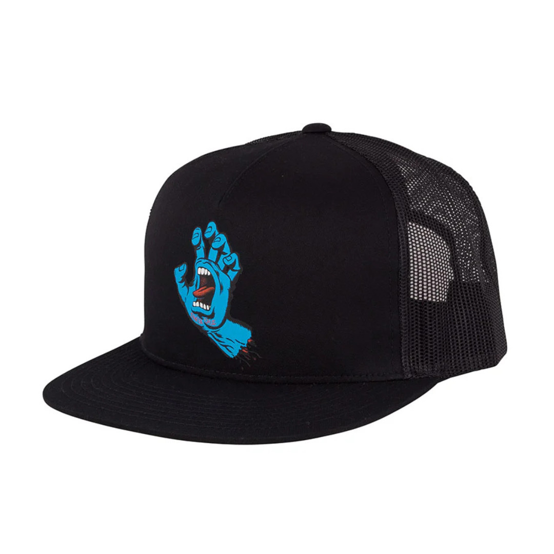 SANTA CRUZ Unstructured Snapback Screaming Hand Mesh Trucker Skate Hat