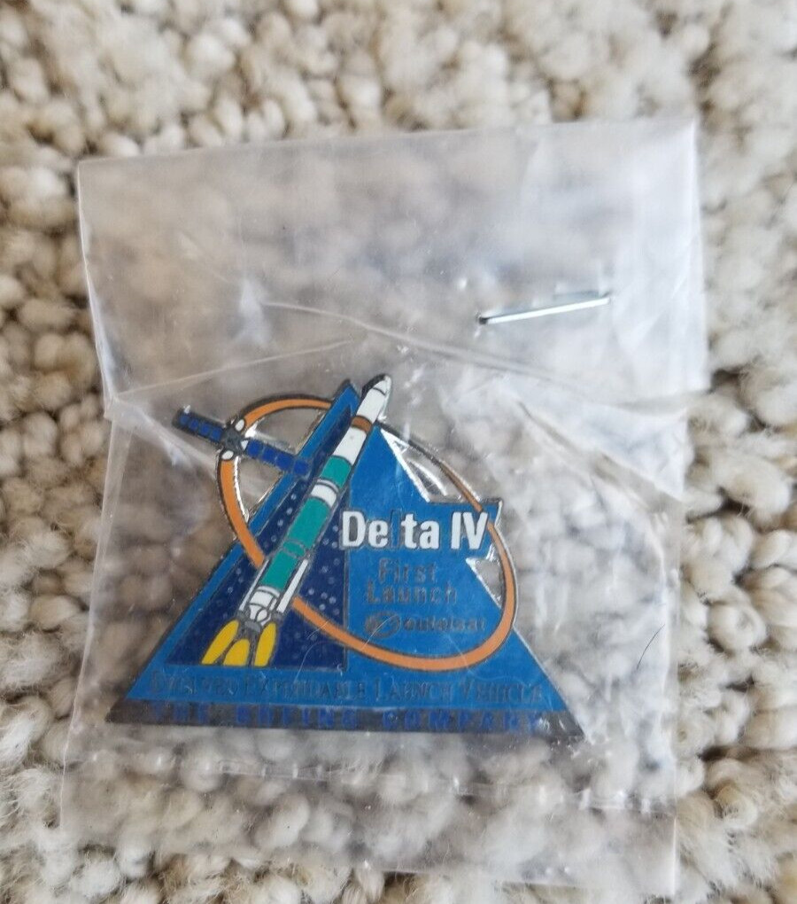 Lapel Pin - Delta IV First Launch Pin The Boeing Company