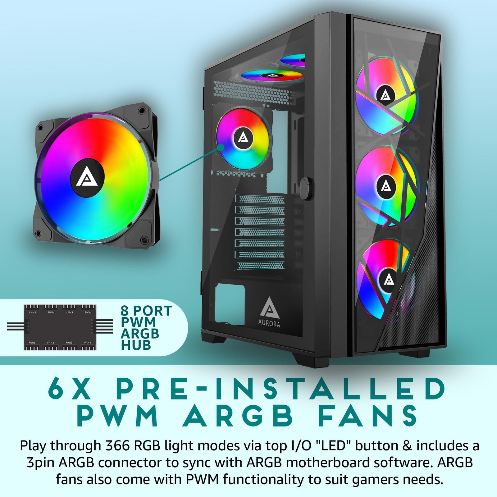 GAMING PC COMPUTER CUSTOM AMD RYZEN 9 7900X3D 16GB DDR5 RAM 512GB SSD MM1.97.36