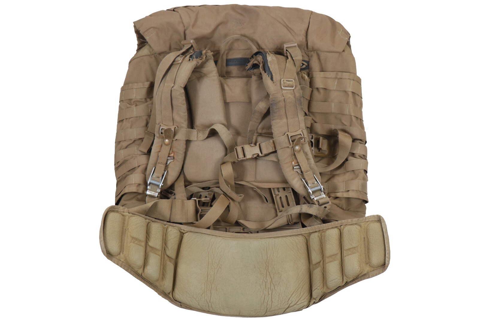 DAMAGED USMC Complete Main Pack FILBE Coyote Backpack Large Rucksack Assault