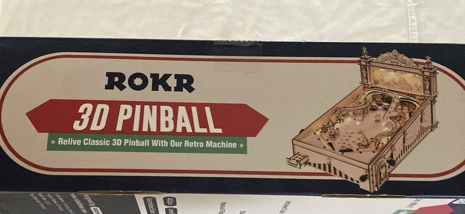 ROKR 3D Pinball Machine Retro Machine New In Box