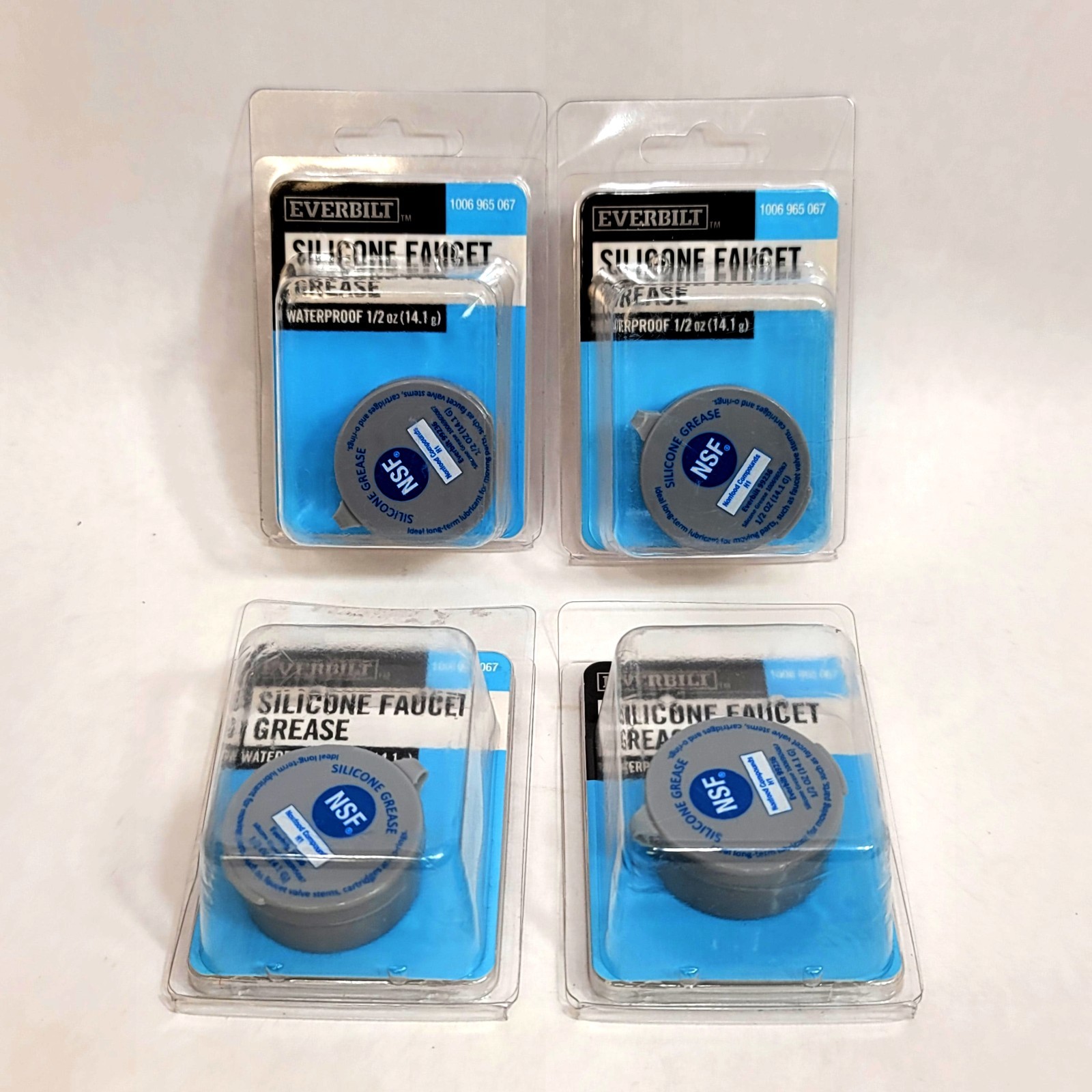 LOT OF 4 - Everbilt Waterproof Faucet Grease Thick, Food-Grade, Waterproof-1/2oz