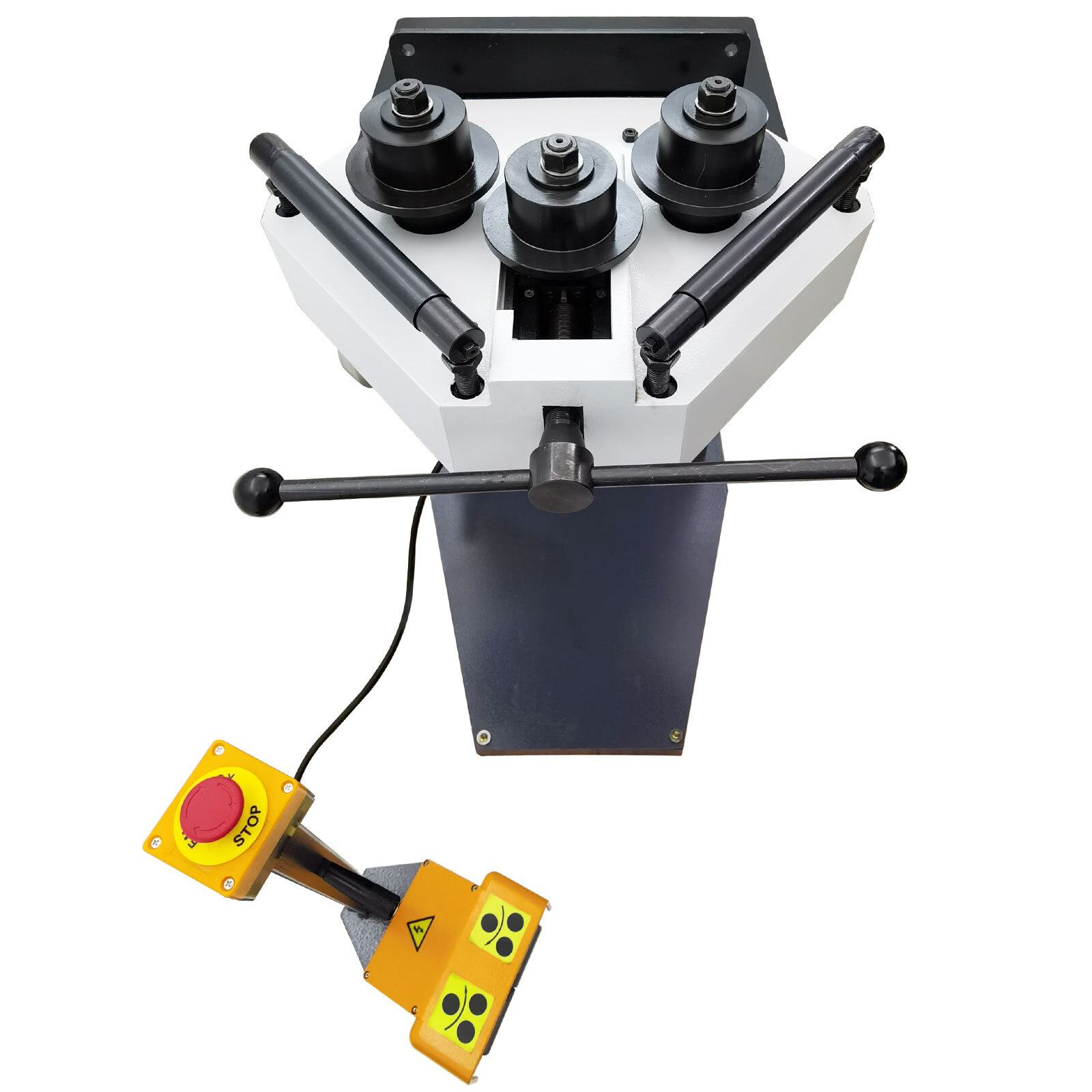 Vertical Type 30 Electric Hydraulic Rolling Machine Roll Bender 220V Three-phase