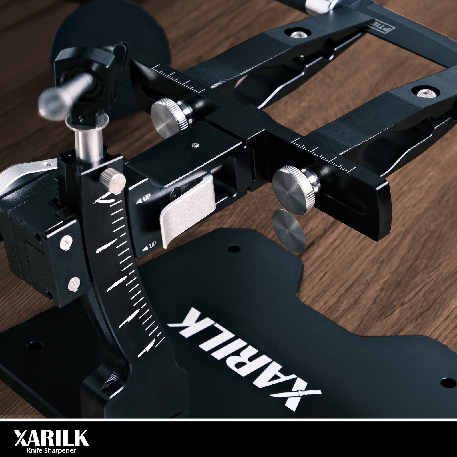 XARILK GEN3 Guided Knife Sharpening System W/Hard Carrying Case，Portable storage