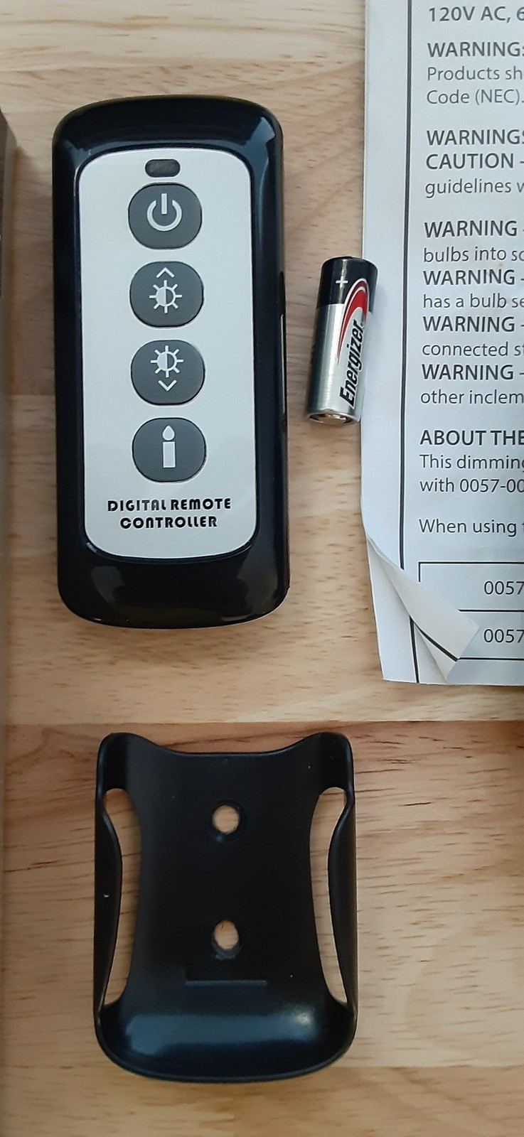 LED CAFE LIGHTS Dimmer Remote Control Kit USED TESTED WORKING