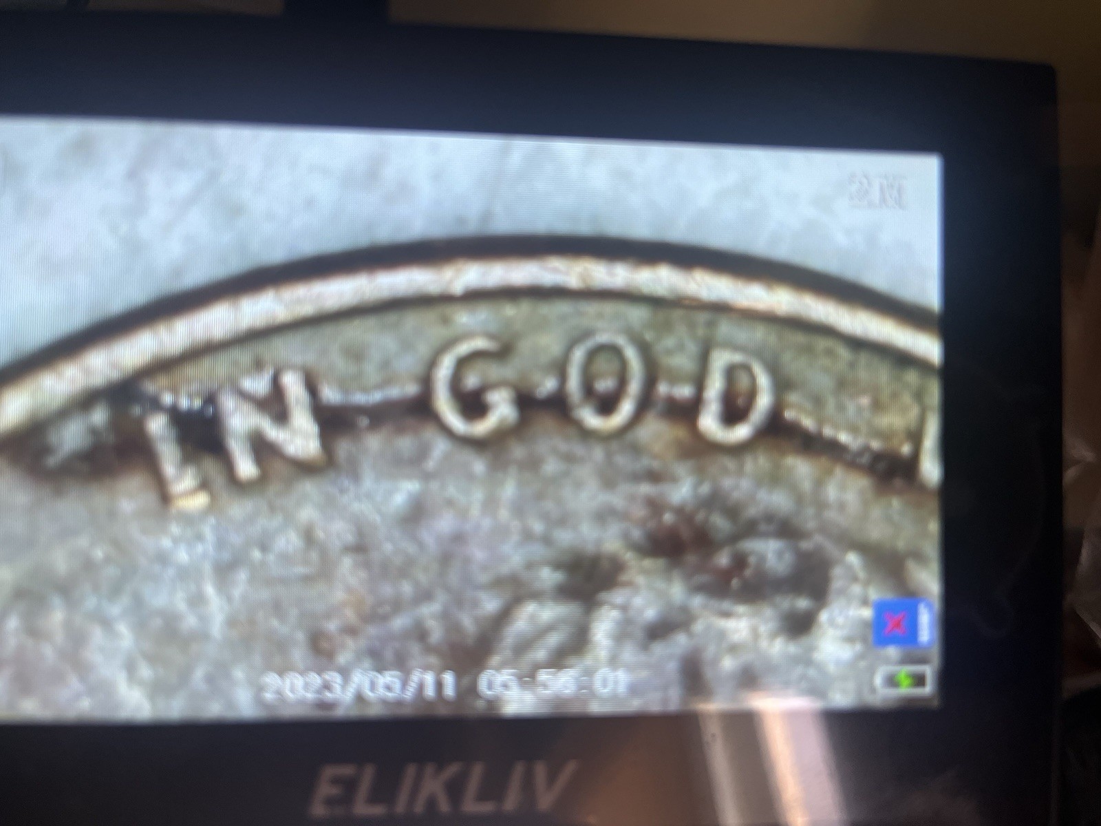 1980 P Penny One Of A Kind Die Crack  Obverse