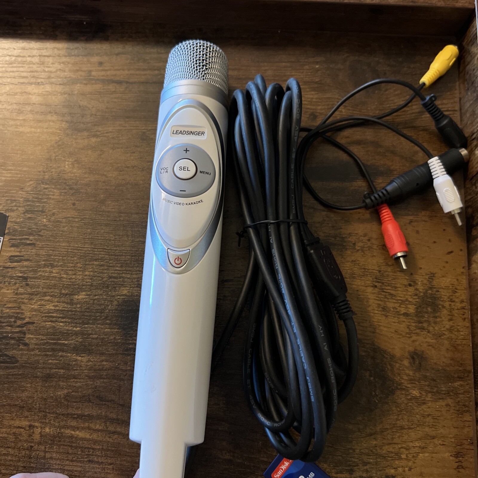 LeadSinger Karaoke LS-K2 Music Video Karaoke Enter Tech Microphone No Power Cord