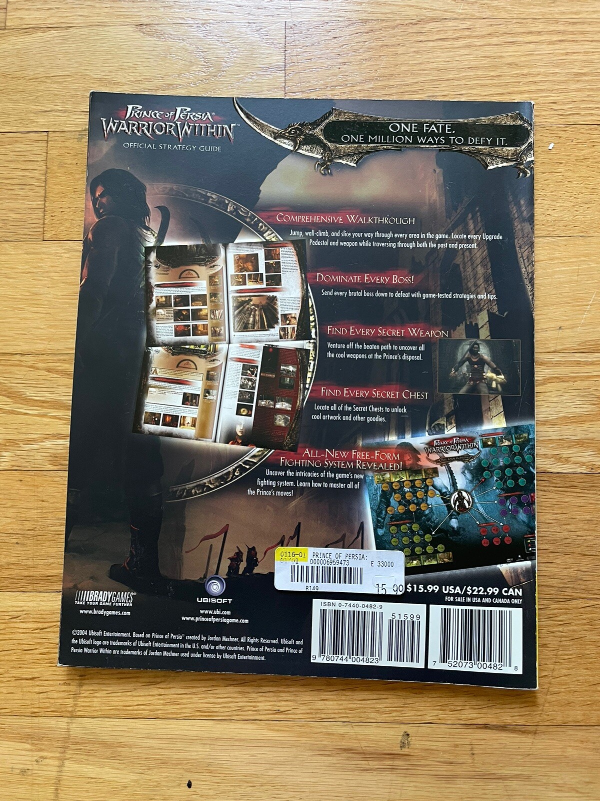 NEW Prince of Persia Warrior Within Official Strategy Guide NO PosterPS2