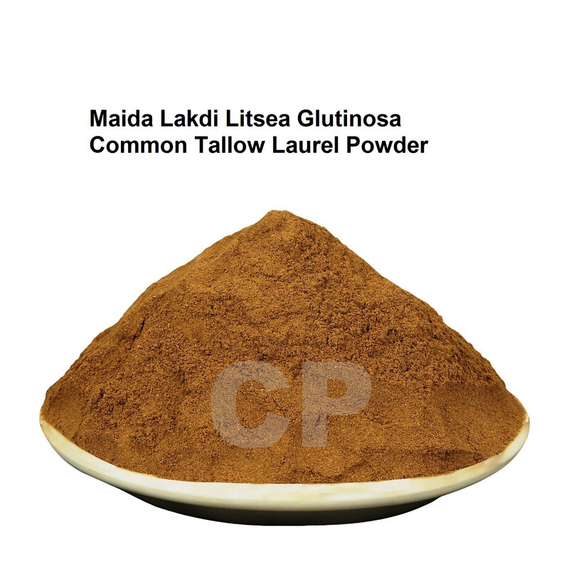 Maida Lakdi Litsea Glutinosa Common Tallow Laurel Powder Pure 100gm (3.5 OZ)'